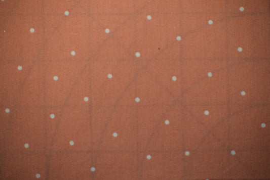 Aqua and Pink Floral Coaster