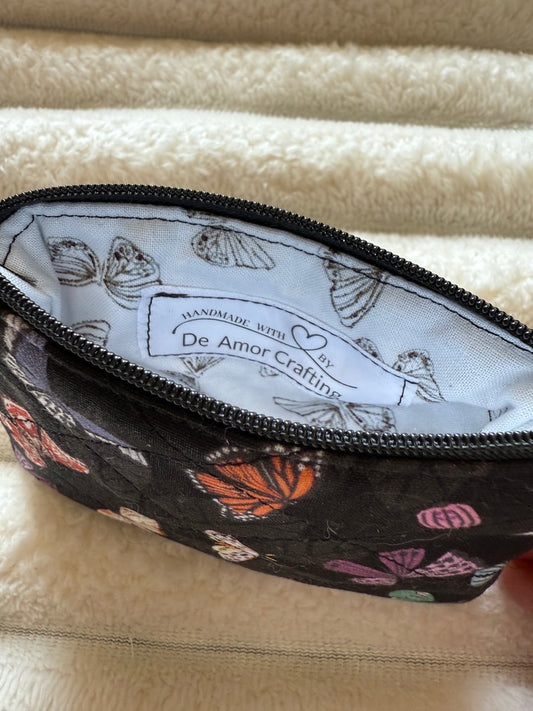 Black Butterfly Coin Purse