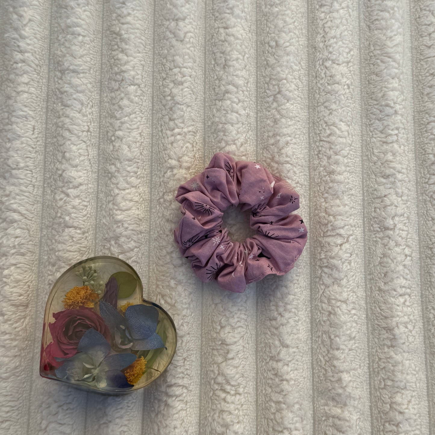 Purple Halloween Night Scrunchie (Medium)