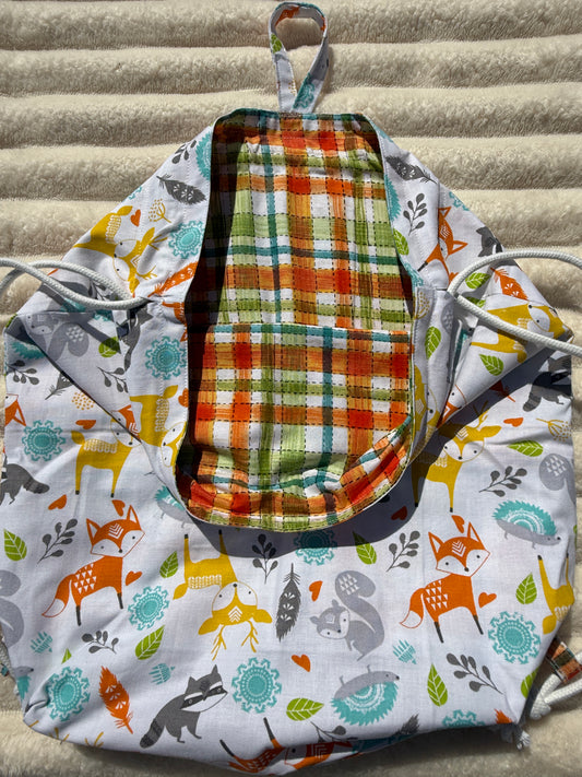 Woodland Friends Drawstring Backpack