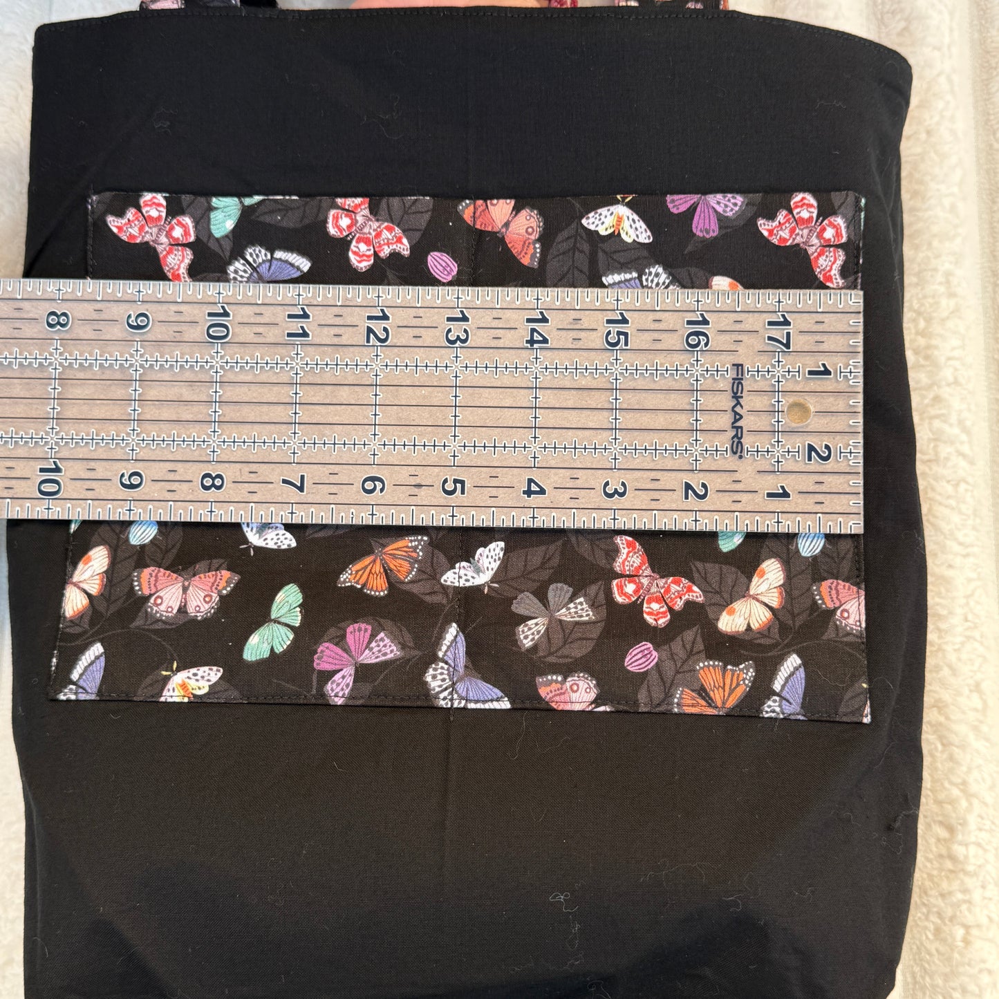 Butterfly Quilted Tote Bag