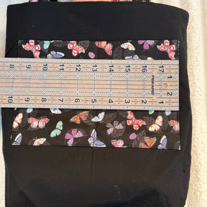 Butterfly Quilted Tote Bag