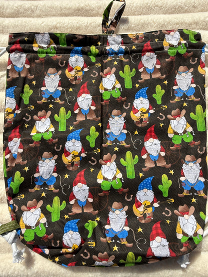Gnome Country Drawstring Backpack