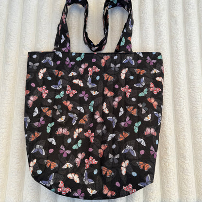 Butterfly Quilted Tote Bag