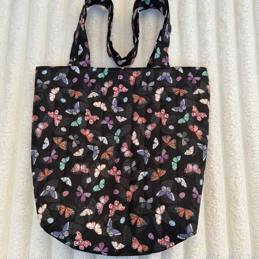 Butterfly Quilted Tote Bag