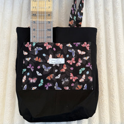 Butterfly Quilted Tote Bag