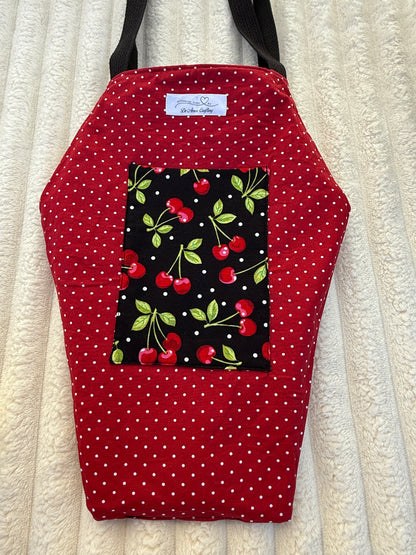 Cherry Coffin Quilted Tote Bag