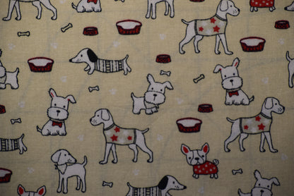 Beige Pups Coaster