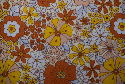 Orange and Yellow Florals Coaster