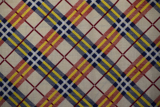 Red Plaid Coaster
