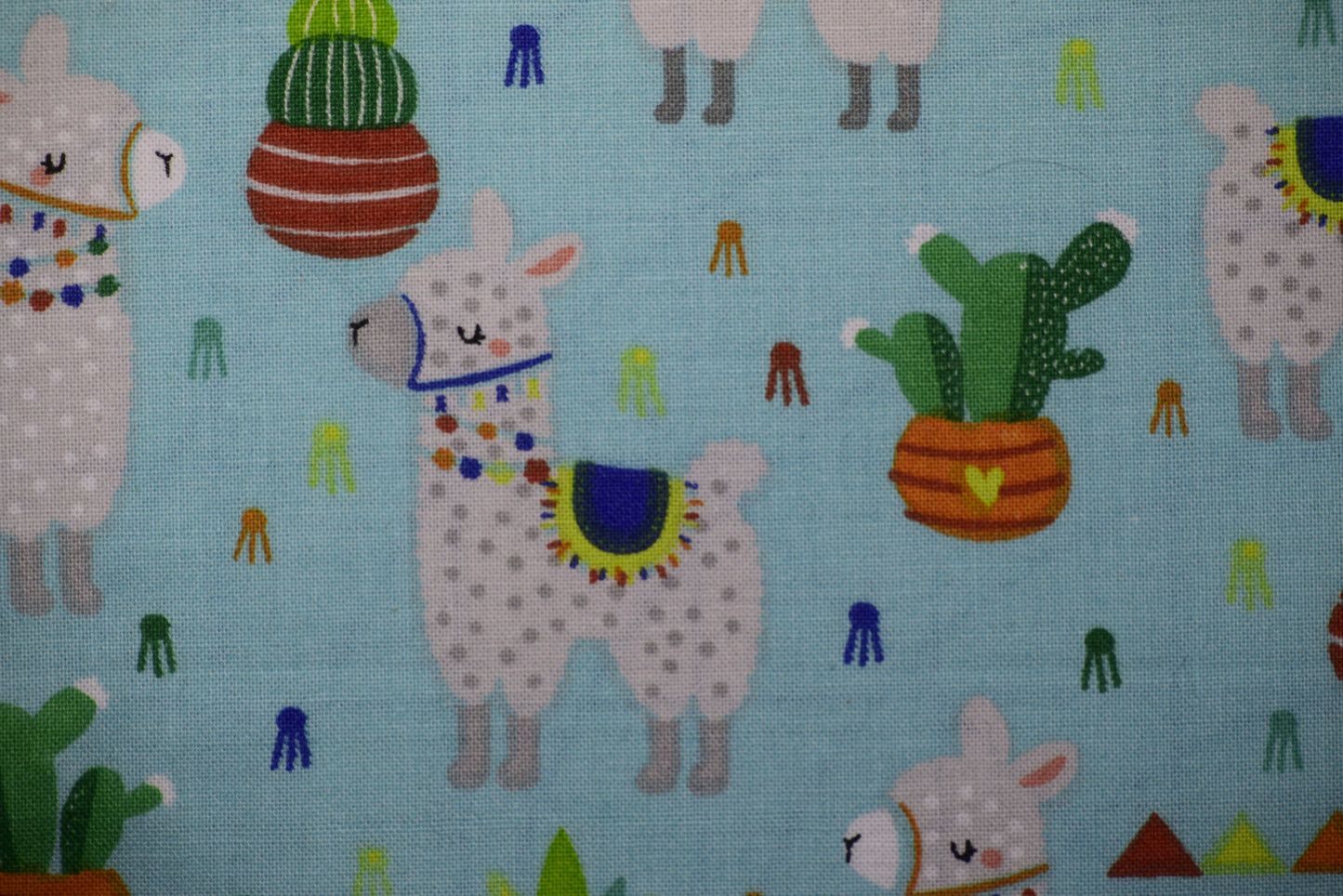 Blue Fiesta Lamas Coaster