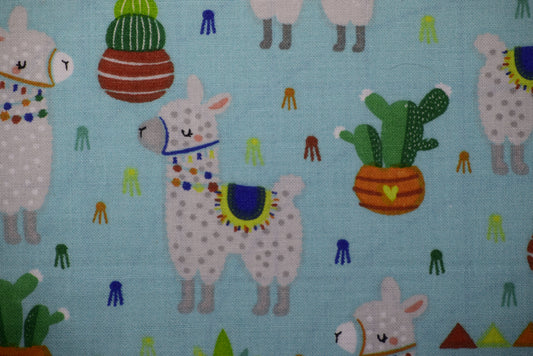 Blue Fiesta Lamas Coaster
