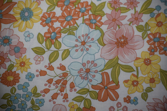 Pastel Multi-colored florals Trivet (Small)