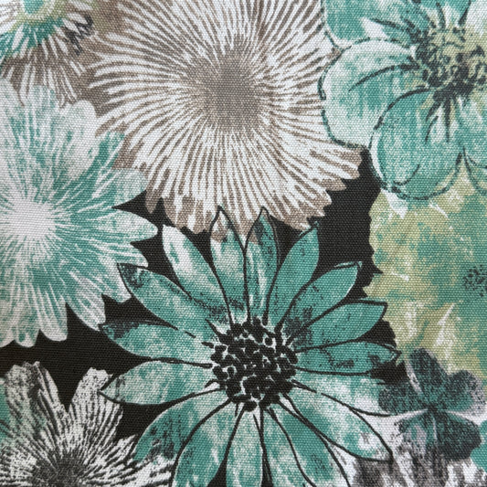 Aqua Watercolor Tote