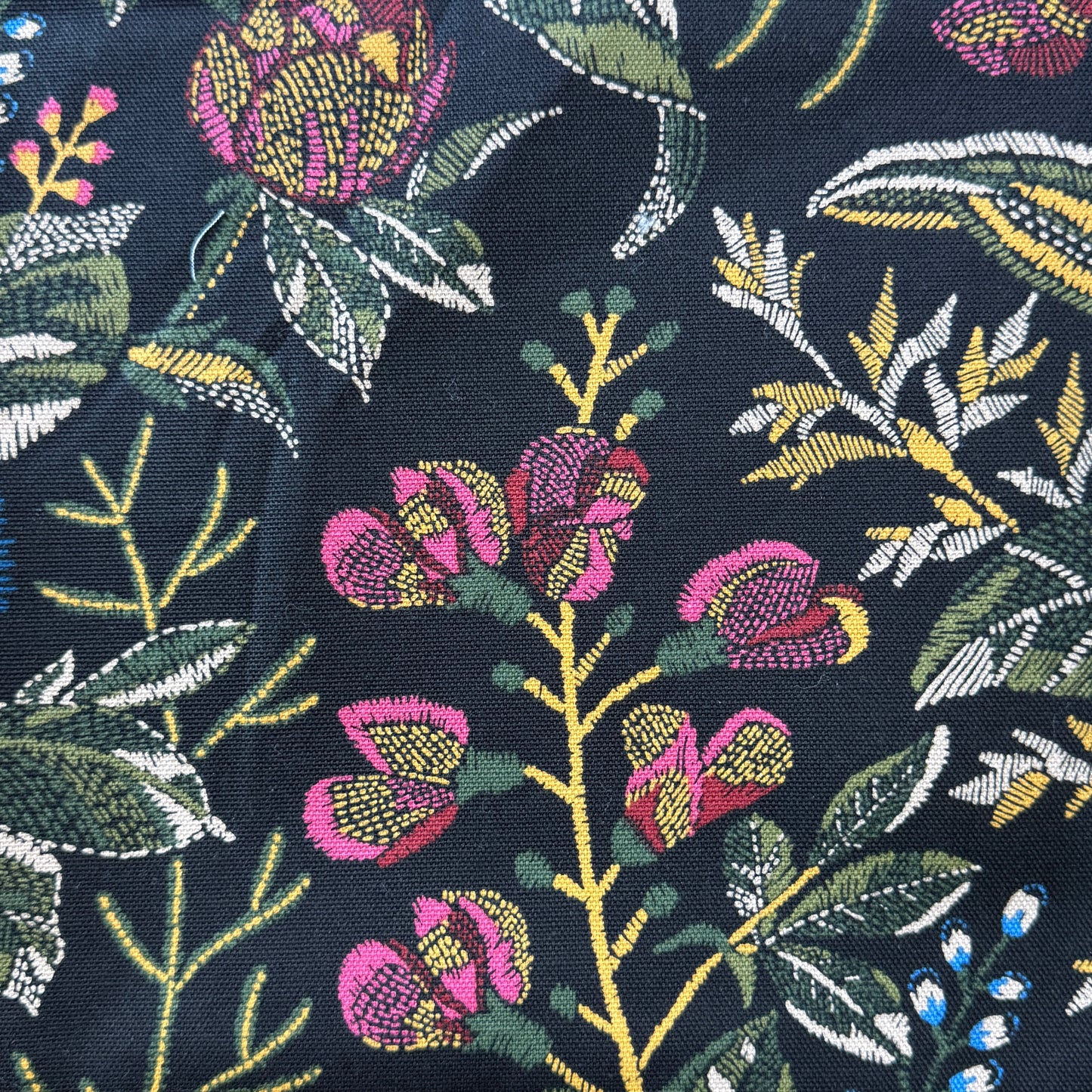 Stitched Floral Tote