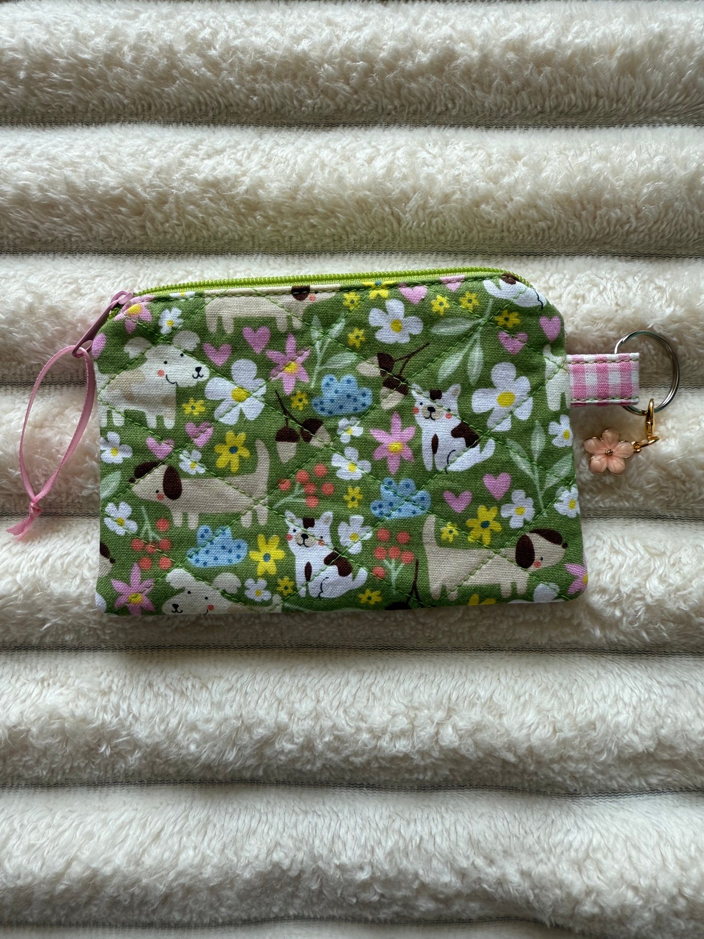 Green Pups Coin Purse