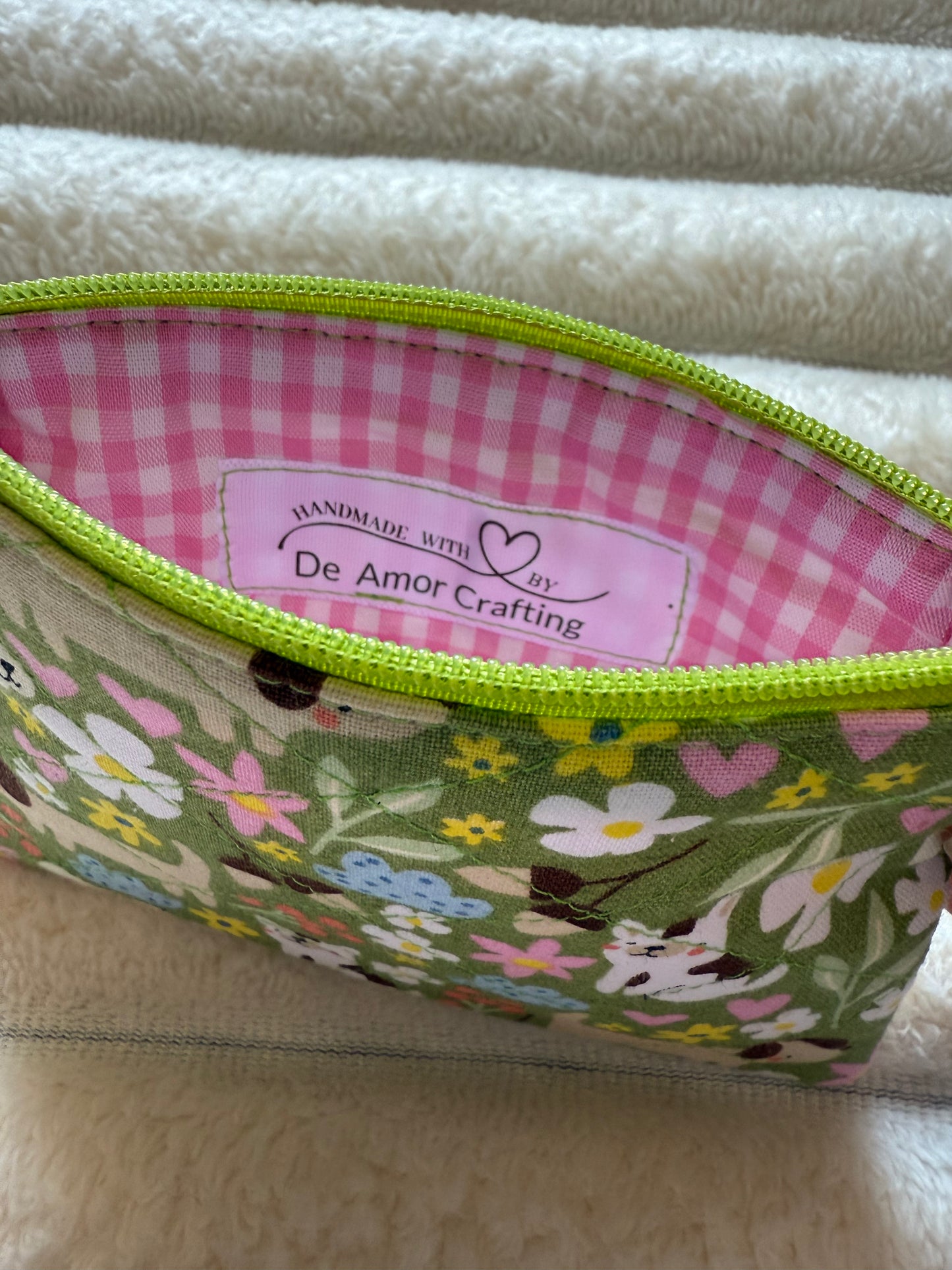 Green Pups Coin Purse