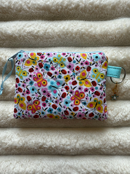 Butterflies & Flowers Coin Purse
