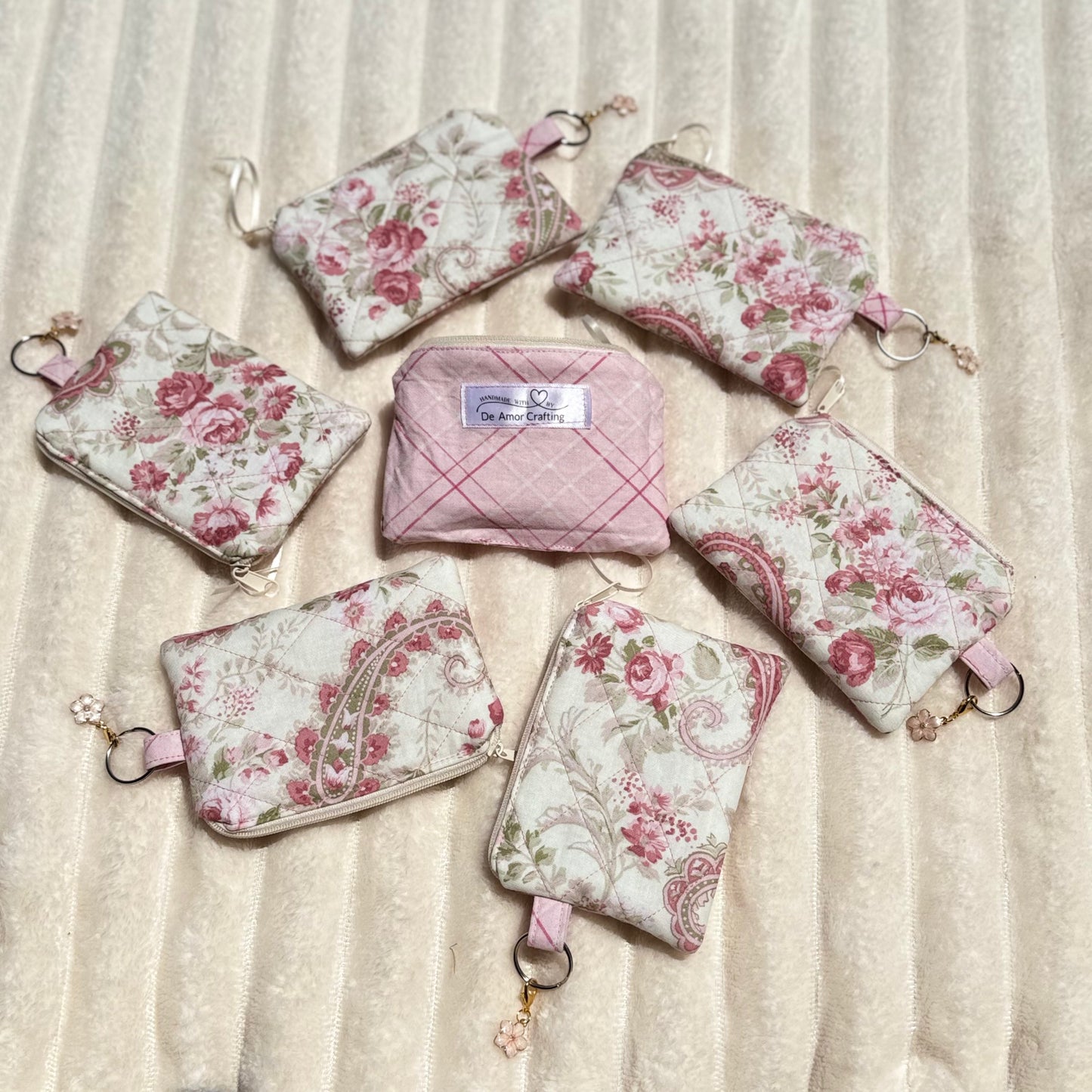 Pink Roses Coin Purse