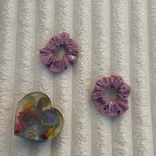 Purple Halloween Night Scrunchie (Mini)