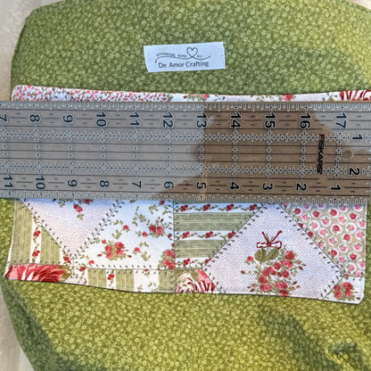 Vintage Rose Quilted Tote Bag