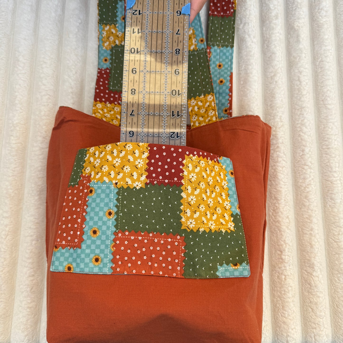 Autumn Patch Quilted Tote Bag