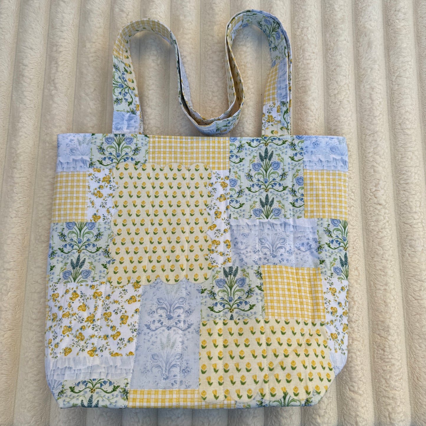 Summer Patch Quilted Tote Bag