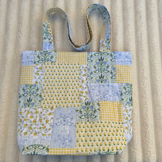 Summer Patch Quilted Tote Bag
