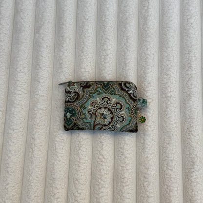 Green Quilted Coin Purse