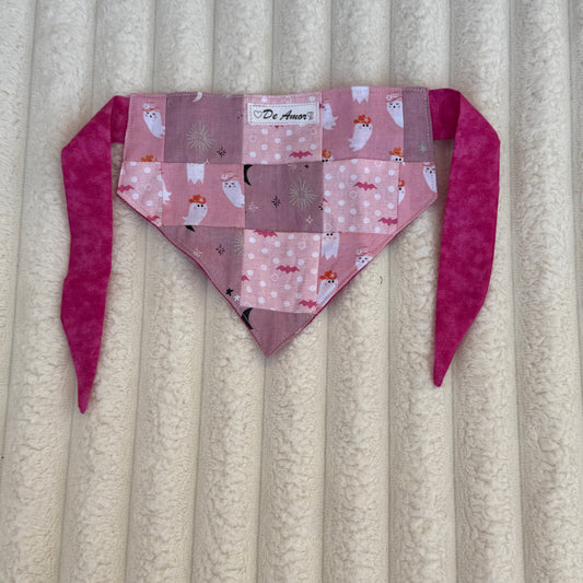 Pink Halloween Bandana
