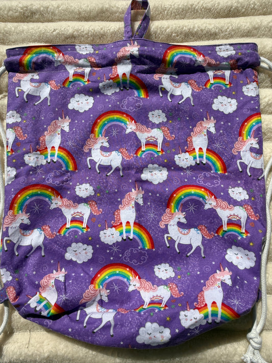 Unicorn Magic Drawstring Backpack