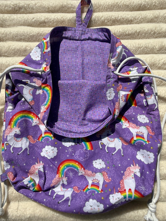 Unicorn Magic Drawstring Backpack