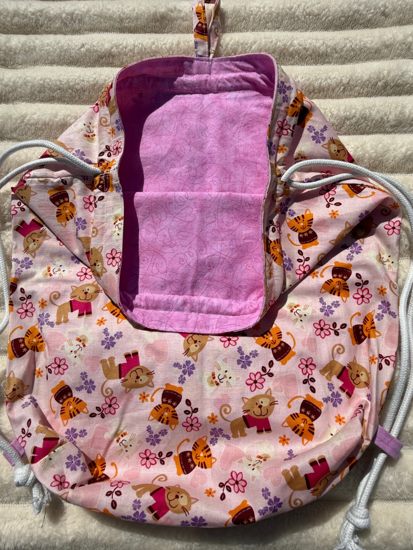 Cute Kittens Drawstring Backpack