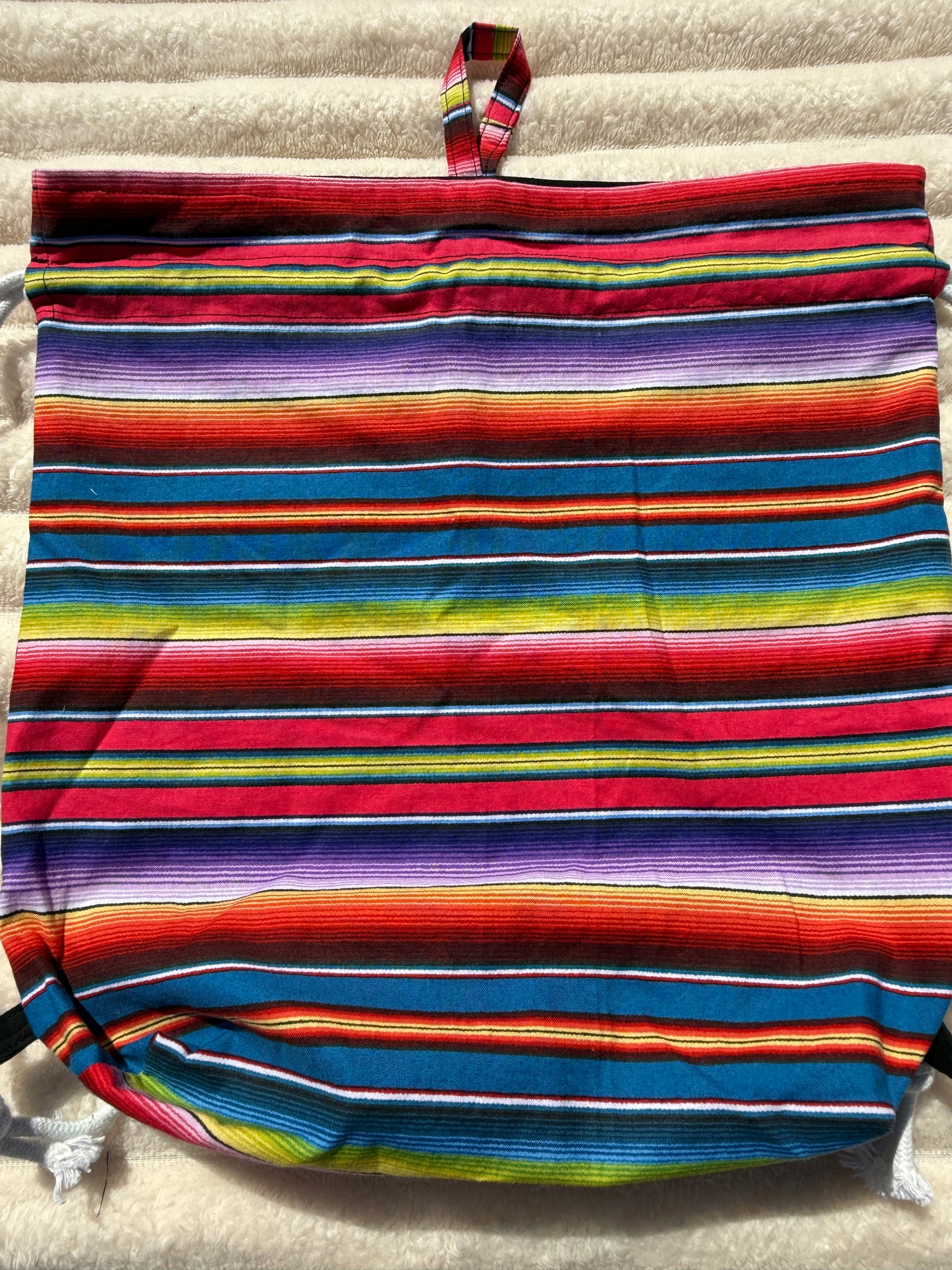 Serape Drawstring Backpack
