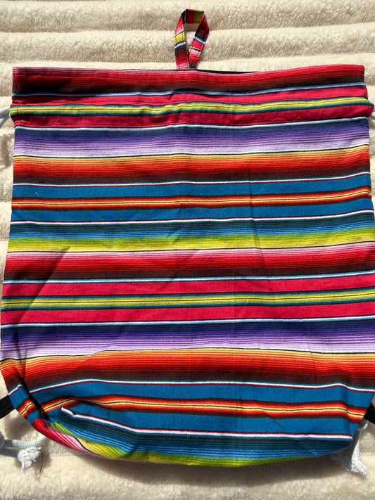 Serape Drawstring Backpack