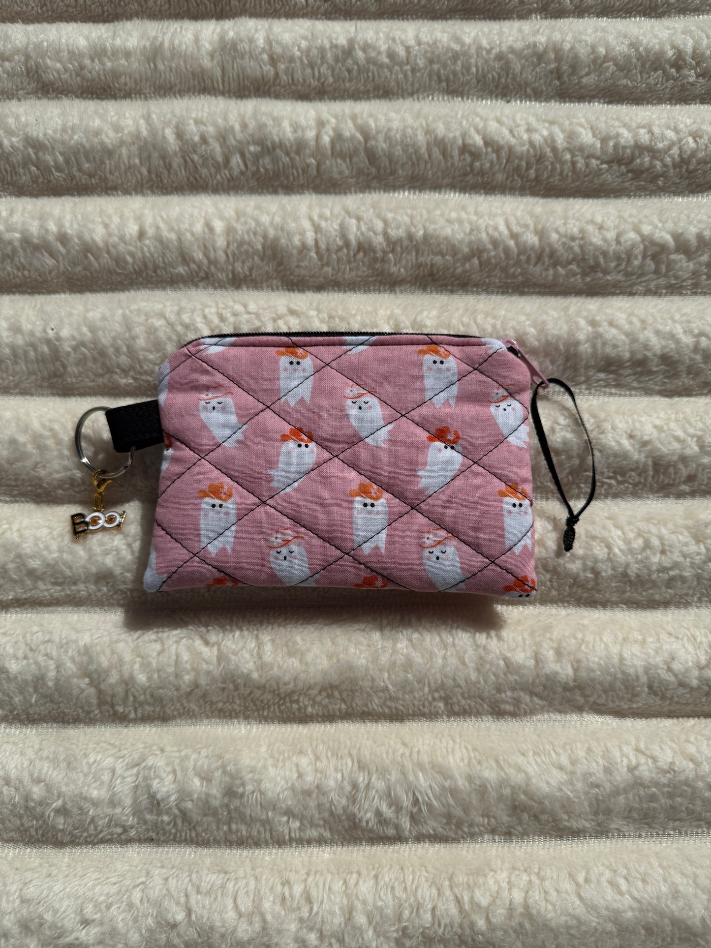 Pink Cowgirl Ghost Coin Purse